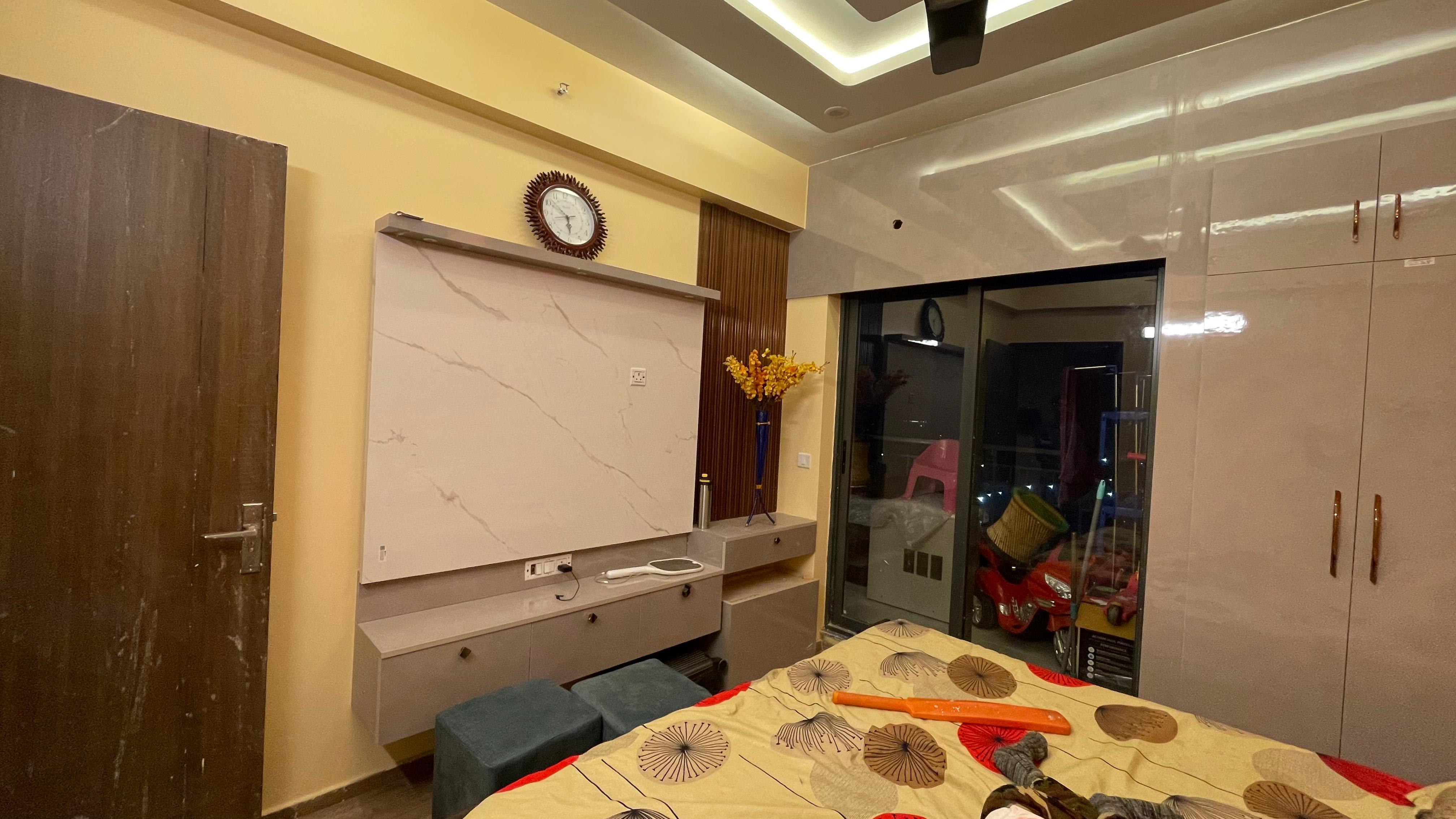 Floating Backlit TV Unit