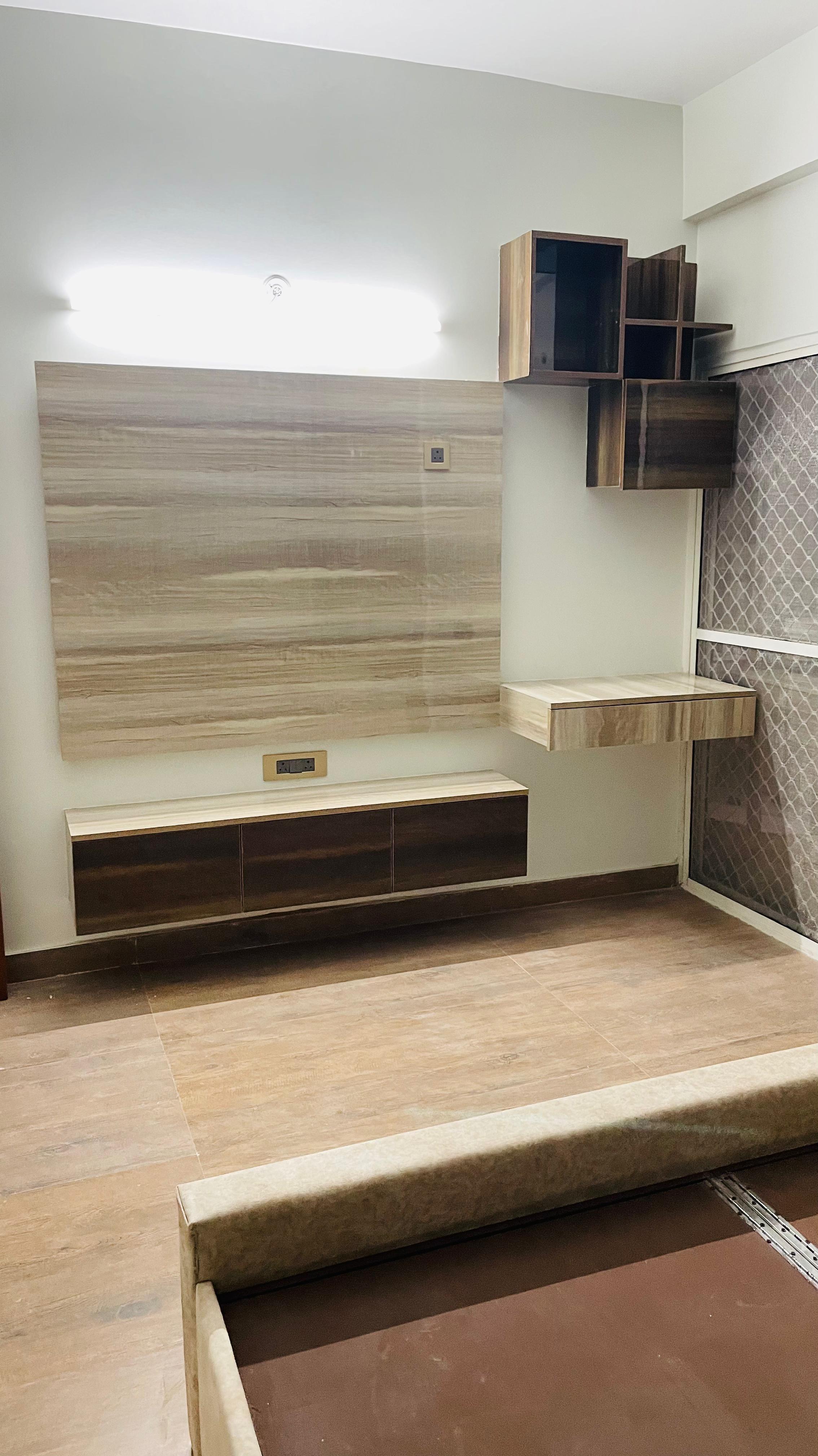 Modern Acoustic Slat TV Wall